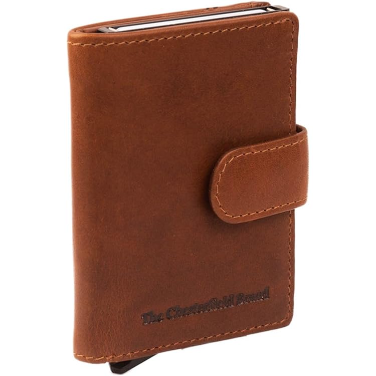 Chesterfield Leren Portemonnee RFID Cognac - Marvin – BK Leder