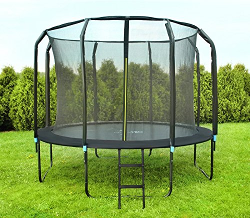 Trampolin Set 305cm HQ Gartentrampolin Komplettset Leiter Innennetz Neu #2211 - 2