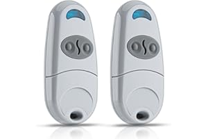 YULISPY Para Came Top 432NA, 432SA, 432M, 432EE 433,92MHz Garagentoröffner Handsender 2 unidades