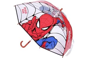 ILS I LOVE SHOPPING Ombrello da Pioggia Multicolore unisex a campana per bambini Spider