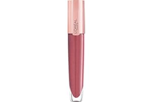 L'OREAL PARIS L’Oreal Paris Gloss volumizzante Brilliant Signature, Lucidalabbra a lunga durata, I Assert, 6,4 ml