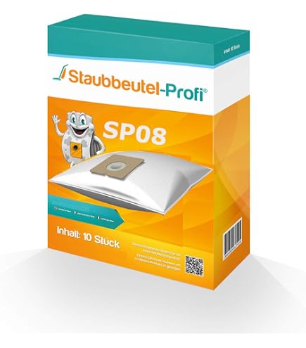40 Sacchetti Per Aspirapolvere Clatronic ECO-Clean BS1296 - Compatibili A&H