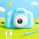 TOYTONIC Small Camera for Kids – Mini Digital Photo & Video Camcorder with Built-in Games – Fun & Learning Camera for Childre