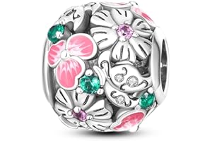 MULA Perles Charms Argent Sterling 925 Breloque Pendentif Bead Compatible pour Européen Bracelets et colliers Meilleur Cadeau Pour Femmes Filles