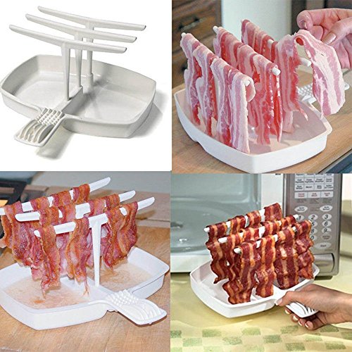 Blueptint PX Mikrowelle Speck Herd – Das Original ‚Makin Bacon Mikrowelle Speck Rack – REDUZIERT Fett bis zu 35% - 4