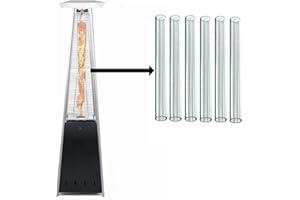 BU-KO Sostituzione del Tubo di Vetro per Il riscaldatore del Patio a Gas Pyramid