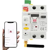 Jadeshay Differential Circuit Breaker Type A WiFi 40A 30mA Circuit Breaker Magnetothermal Switch with Remote Control Protecti