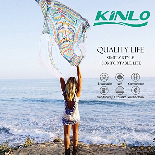 Kinlo Indian Elephant Mandala Tapisserie Hippie Wandteppich Bohemian Wohnheim Decor Wandbehang Tabelle Vorhang Wanddecke von Polyester(200x150cm) - 2