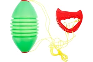 Kisangel Elastic Pulling Balls Hand Fitness Toy Interactive Double Player Ball for Kids Family Outdoor Games and Physical Training