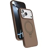 Coverzone iPhone 17 Pro Max ile uyumlu Kılıf MagSafe ile uyumlu MP-Regal Katlanabilir Standlı El parmak ge&ccedil;meli Kablosuz Şarj