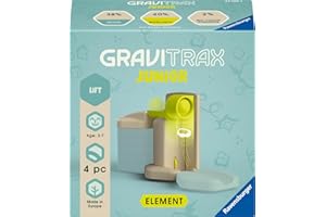 Ravensburger GraviTrax Junior Element Lift 24588 - Kugelbahn ab 3 Jahre - Murmelbahn und Konstruktionsspielzeug für Kinder - Geschenk für Jungen und Mädchen