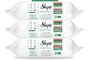 ROXLIN Sleepy Easy Clean Reinigungstücher für den täglichen Oberflächeneinsatz Reinigungstuch (3 Pack, Grün Farbe (WeißeSeife))