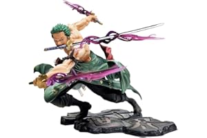 IQEPXTGO One Piece Figura de Acción Popular Roronoa Zoro Anime Modelo Estatua De PVC, Muñeca Coleccionable Juguetedecoración Colección Collectibles De Adornos Escritorio, Regalo De Cumpleaños 26cm