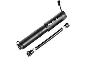 PRO BIKE TOOL Mini pompa per bicicletta, edizione premium, adatta per valvole Presta e Schrader, alta pressione PSI, pompa per pneumatici da bicicletta per bici da strada e mountain bike