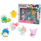 Hello Kitty 5 cm fig&uuml;r seti &ndash; B&uuml;y&uuml;leyici tasarımlarda 6 mini fig&uuml;r seti, her yaştan hayranı oynamak, sergilemek veya koleksiy