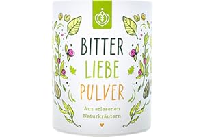 ‎BITTERLIEBE BitterLiebe® Bitterstoffe Pulver 100g mit Ingwer Kurkuma Pulver I Smoothie Pulver und Superfood für viele leckere Rezepte I Bitterkräuter Greens Powder