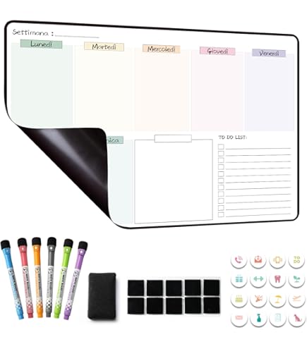 PYJLBX Lavagna Magnetica Da Parete, Lavagna Magnetica Per Calame