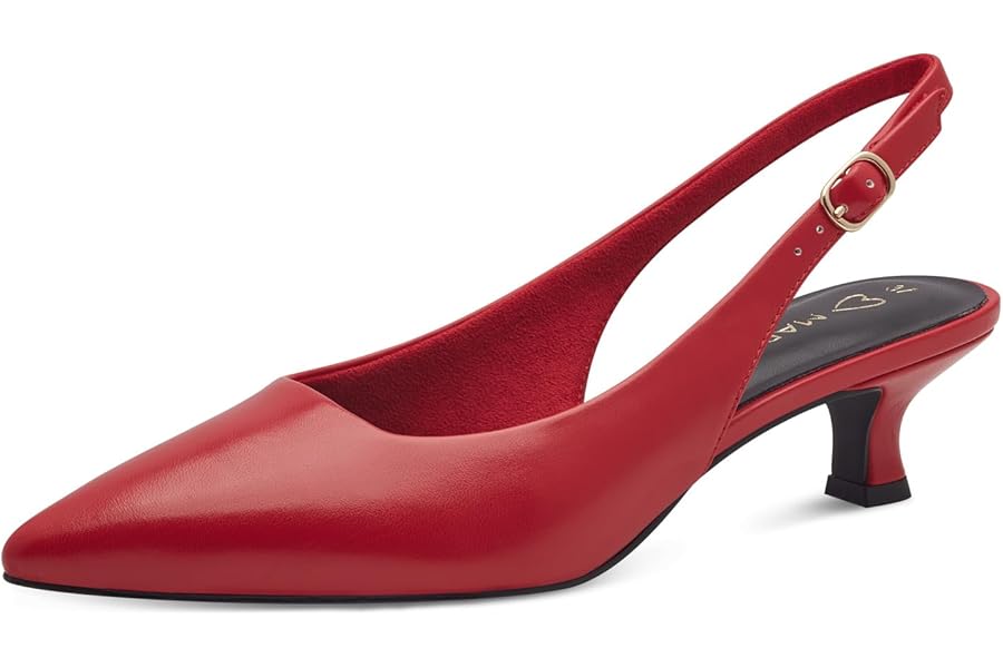 Marco Tozzi Women's Soft Footbed Feel Me Soft Lining Vegan Synthetic Pumps