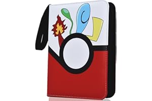 Kardition Sammelalbum Karten - 440 Taschen PU-Leder Sammelkarten Album, 4-Taschen Album für Sammelkarten, Karten Heft mit 55 Hüllen Binder Blätter, Sammelkarten Ordner für MTG Sportkartensammler