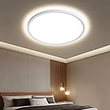 OTREN Plafoniera LED Soffitto, Lampadario Bagno 36W 3240LM, Lampada Luce Moderna per Camera da Letto, Cucina, Soggiorno, Uffi