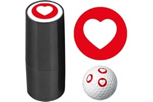 Moxeupon Tampons Balle Golf - Pochoir Marqueur Golf Stamper,Stamper Étanche Huile Automatique Photosensibilité Séchage RapiPas Tampon Encreur pour Étudiant