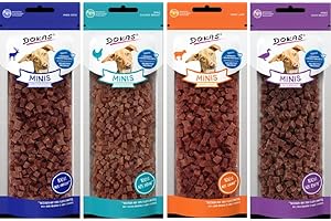 DOKAS - Minis Lammfleisch Hühnerbrust Entenbrust Hirschfleisch (3x70g+1x60g)