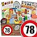 Produktbild 78. Geburtstag | Ostalgie Geschenkset | Geschenkset 24tlg. "Zahl 78 " in ostdeutscher Geschenkvepackung | mit Rotkäppchen Sekt Piccolo, Trabi Puffreis und viel mehr | Geburtstagsgeschenk Ostpaket Präsentkorb Geschenk Idee für Ossis lustige Geschenke Geburtstagsgeschenk DDR 78 Geschenkideen 78 Männer