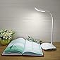TRINETRA LED Touch On/Off Switch Desk Lamp/Student Study Reading Dimmer Rechargeable Led Table Lamps(White)