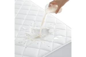 ‎YSTELLAA YSTELLAA Matratzenschoner Wasserdicht 180x200cm, Weiche Matratzenbezug Atmungsaktive, Mattress Protector Anti-Milben, Matratzenschutz Für Matratzen Topper Bis 30cm, Weiß