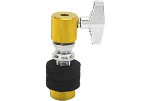JANZOOM Jacksing Drum Clutch, Wear-resistant Quick Release Hi Hat Clutch Saves Time for General Purpose for Professional Use for Drums for Replacement(yellow)