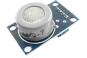 Ticfox MQ7 Kohlenmonoxid Sensor, Gas Sensor Luftqualität Modul, MQ7 Modul Kohlenmonoxid Gas Sensor Erkennung Alarm MQ7 Sensor Modul Elektronische Komponenten