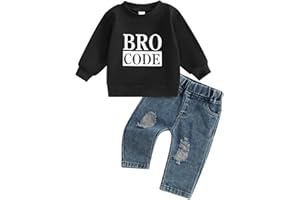 Dazzerake 2 pezzi Completini in Tuta da Neonati Abbigliamento Autunno Inverno Unisex Color Block Felpa Pullover Girocollo a Maniche Lunghe Top e Pantaloni