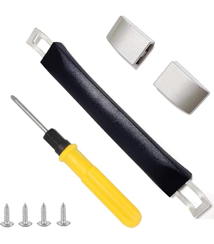MroMax Gepäckgriff Ersatz | 2 Stück | 23 Cm X 2,5 Cm | Kunststoff Schwarz | Für Koffer Und Boxen MroMax Gepäckgriff Ersatz | 2 Stück | 23 Cm X 2,5 Cm | Kunststoff Schwarz | Für Koffer Und Boxen