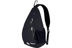 Waterfly Sac Bandouliere Homme Femme: Sac Triangle Grande Capacité Sac de Poitrine Sacoche Bandoulière Sac a Dos pour Sport et Loisirs Randonnée Excursion Voyage