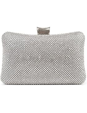 BAIGIO Damen Rhinestone Strass Unterarmtasche Abendhandhtasche Party Hochzeit Handtasche
