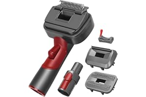 MOPEI 3 en 1 Brosse Aspirateur Chien et Chat | Outil de Toilettage Compatible avec Dyson V7 V8 V10 V11 V12 V15 Gen5 Aspirateur