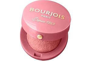 ‎BOURJOIS Bourjois Little Round Pot trwały róż do policzków z lusterkiem i pędzelkiem nr 34 Rose d'Or, 2,5g