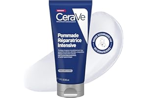 CeraVe - Pommade Réparatrice Intensive - Soin Réparateur, Apaisant et Protecteur Visage, Corps, Lèvres - 3 Céramides Essentiels + Acide Hyaluronique - Peau Très Sèche, Abîmée, Craquelée - 88 ml
