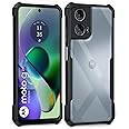 Zubitech Case for Motorola Moto G24 Back Cover | Crystal Clear Transparent Back | Ultra Hybrid | Full Camera Protection | Raised Edge | Bumper Back Case for Motorola G24