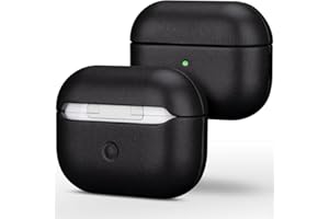 Haobobro [Seria Nappa] Skórzane etui do AirPods Pro 2. generacji (2022) - ręcznie wykonane skórzane etui AirPods Pro 2 - skórzane etui AirPods Pro 2 - etui ochronne na AirPods Pro 2 - etui skórzane -