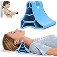 KimDaro Occipital Release Tool, Suboccipital Release Device, Red, Neck Wedge, and Neck Shoulder Pain Relief Muscle Release Tool Manual Back Massager, Tension Headache Migraine Reliever (Blue)