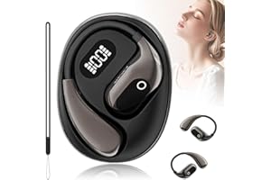 ‎COMEDYKING AI Übersetzer Kopfhörer, 2025 Neu 2 in 1 Sprachübersetzer Kopfhörer Kabellos Bluetooth, Übersetzungskopfhörer 144 Sprachen Hängendes Ohr Translation Earbuds, Wege Übersetzer Bluetooth (Schwarz)