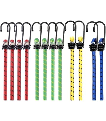 LTStore Spanrubber met haken, 8 expanders met haken, rubberen spanners, rubberen banden met haken, 60 cm, bagagespanner voor steekwagen, bagagedrager, fiets, motorfiets, camping, zwart LTStore Spanrubber met haken, 8 expanders met haken, rubberen spanners, rubberen banden met haken, 60 cm, bagagespanner voor steekwagen, bagagedrager, fiets, motorfiets, camping, zwart