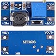 iCSTORE MT3608 / MT 3608 DC To DC Step Up Module Kit/board/Pcb, Diy Mini Voltage Buck Boost/Booster Adjustable Power Supply converter Adapter/Regulator/Transformer Controller, for 5V, 12v, 9V -1pcs