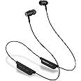Audio-Technica Wireless Headphones with 200 Hours Standby Time, In-Ear Bluetooth Neckband with Mic & Button Controls, Rich Bass & HD Sound, Sweatproof, Water Resistant, Magnetic Buds, CLR100BT (Black)