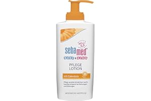 ‎SEBAMED Sebamed Baby & Kind Pflegelotion mit Calendula 200 ml, pflegt sensible Kinderhaut sanft, hautberuhigend bei Reizungen und Rötungen