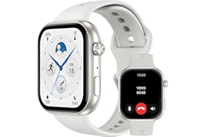 HONOR Choice Watch 2i, Bluetooth Calling Montre Connectée, 1.85" AMOLED, 14 Jours D'autonomie, Spo2, Heart Rate Monitor, 1ATM Smart Watch, IP68, Compatible avec Android et iOS, Blanc