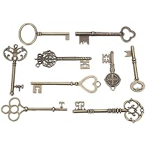 KY-7 Nickel Plated Skeleton Key Hollow Barrel Replacement - View #2