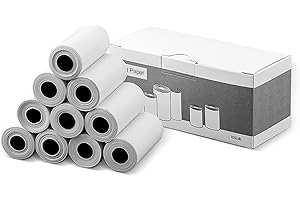 MINIBEAR 10 Rolls Print Paper Suitable for Kids Instant Camera, No Ink Thermal Paper for Kids Print Camera(White)