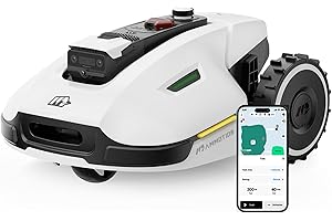 MAMMOTION YUKA 3000 Mähroboter ohne Begrenzungskabel, NetRTK+Vision, Keine RTK-Antenne erforderlich, Rasenmähroboter, Auto-Kartierung, Max. 3600m², Empf. 3000m², mit 4G-Modul, 50% Steigung